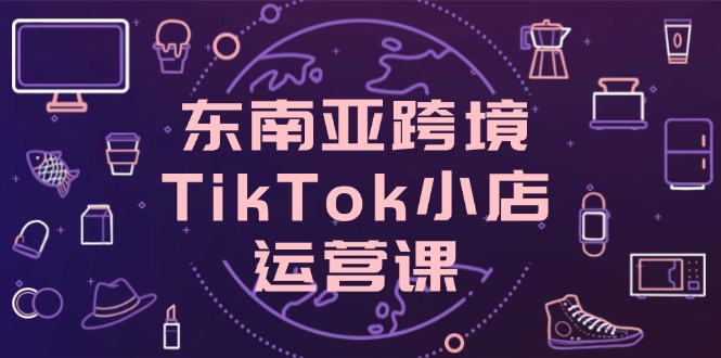 东南亚跨境TikTok小店运营课，掌握店铺设置与流量转化核心技巧-秒懂