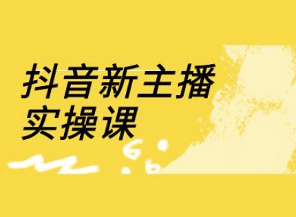 抖音新主播实操课，直播间流量运营线上实操课(18节)-秒懂