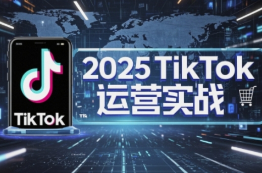 2025TikTok电商运营，掌握TikTok店铺运营核心技巧，实现低成本高转化-秒懂